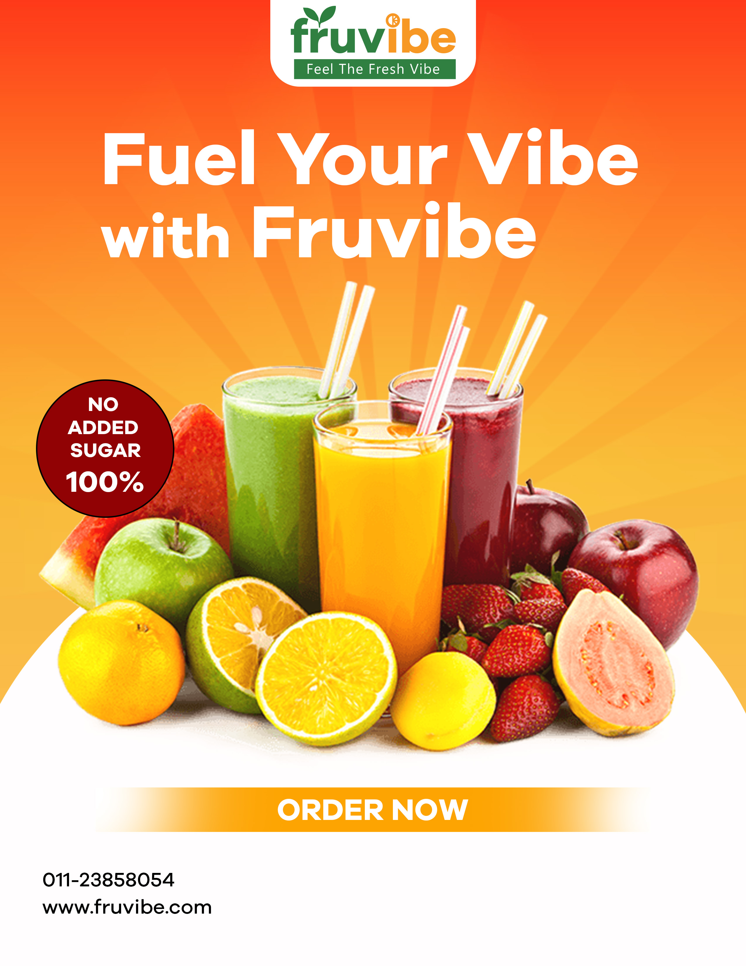 Fruvibe Pure Fruit Extract Poster